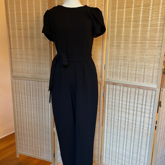 Calvin Klein Pants - Clavin Klein black belted jumper size 6